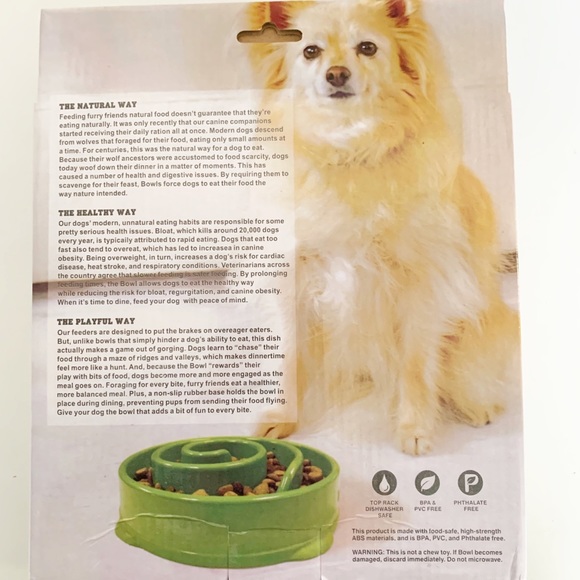 BOWL MINI Play With Your Food Green Bowl Holds 2 Cups - Picture 3 of 4